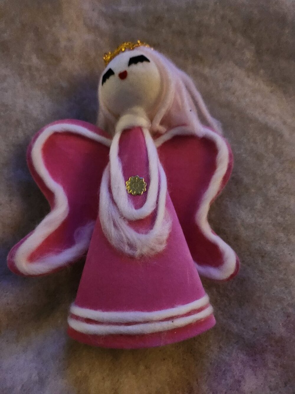 PINK ANGEL TREE TOPPER